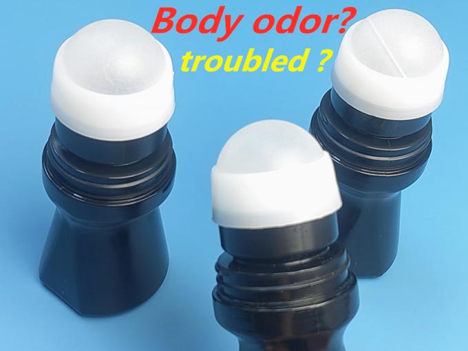 2oz 50ml 60ml HDPE Perfume Deodorant Containers Roller Ball Cosmetic Wholesale Cheap Plastic Roll on Bottle
