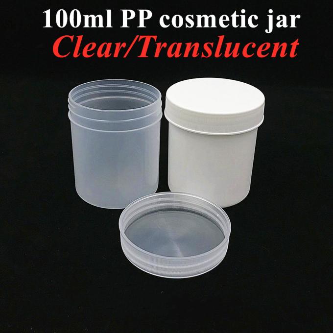 Wholesale Cheap Ointment Big Size PP White Blue Plastic Jar for Ointment Cream Cosmetic Packaging Container