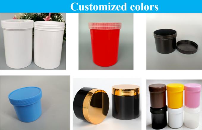Wholesale Cheap Ointment Big Size PP White Blue Plastic Jar for Ointment Cream Cosmetic Packaging Container