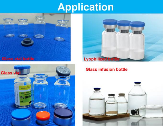 13mm 20mm Medical Grade Silicon Butyle Rubber Stopper for Lyophilized Glass Vial Bottle
