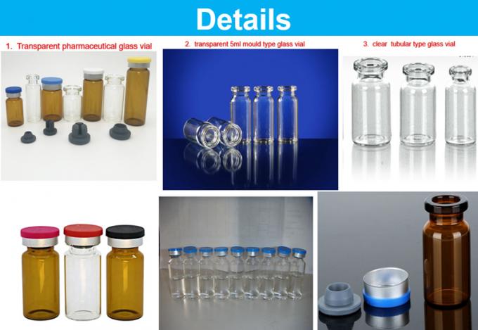 Wholesale Cheap 5ml 7ml 20ml Clear Amber Sterile Injection Molded Glass Vials for Serum Use