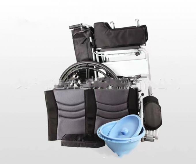 Cerebral Palsy Rehabilitation Equipment Portable Lightweight Folding Reclining Wheel Chair for Patient Child Elderly People