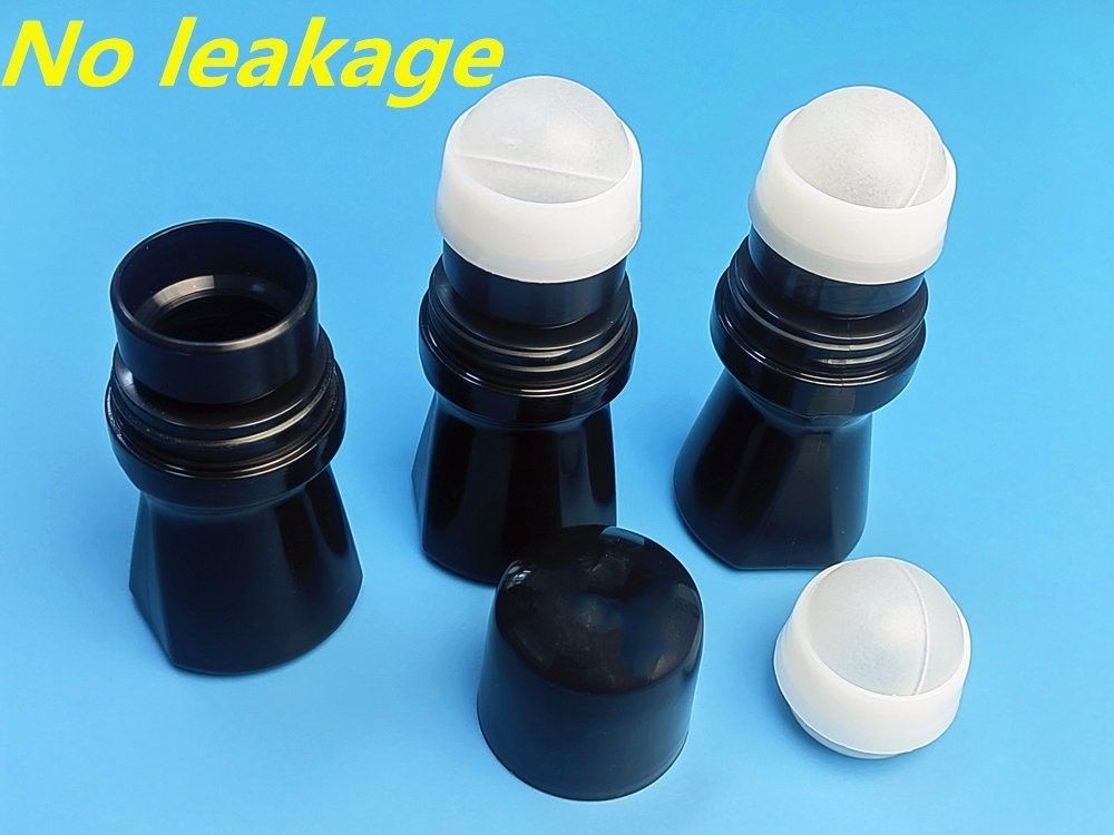 2oz 50ml 60ml HDPE Perfume Deodorant Containers Roller Ball Cosmetic portable travel size Plastic Roll on Bottle