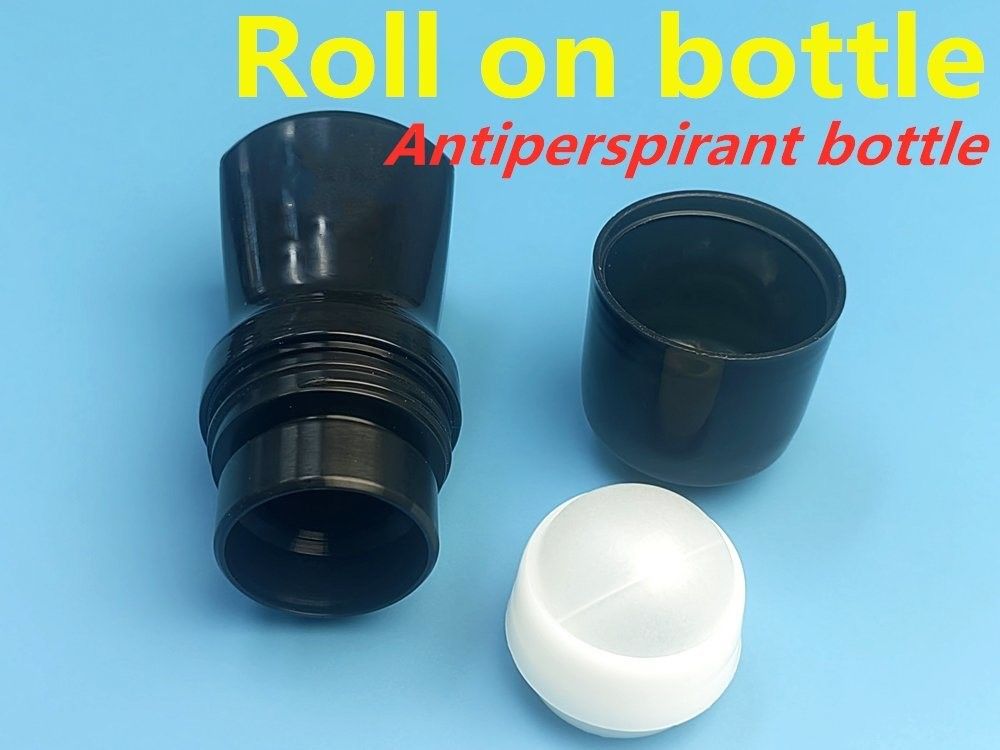 2oz 50ml 60ml HDPE Perfume Deodorant Containers Roller Ball Cosmetic portable travel size Plastic Roll on Bottle