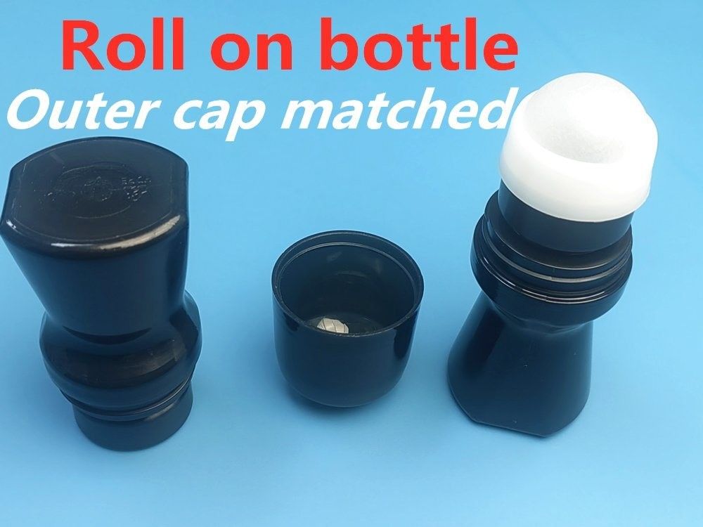 2oz 50ml 60ml HDPE Perfume Deodorant Containers Roller Ball Cosmetic portable travel size Plastic Roll on Bottle