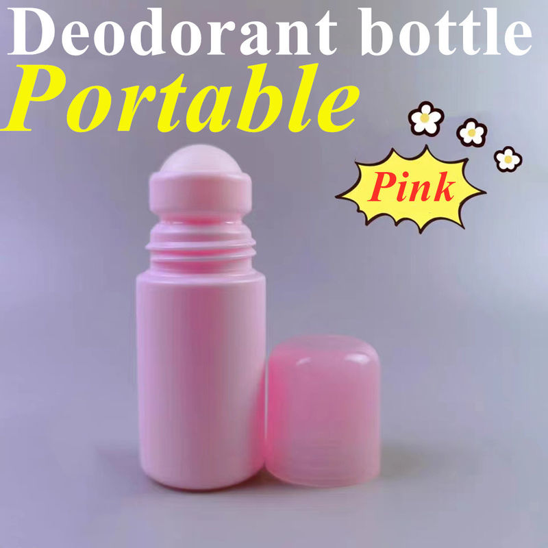 50 ml 60 ml d' huile essentielle odeur corporelle Sous les aisselles soins de la peau en plastique HDPE Déodorant antiperspirant en plastique en rouleau sur bouteille