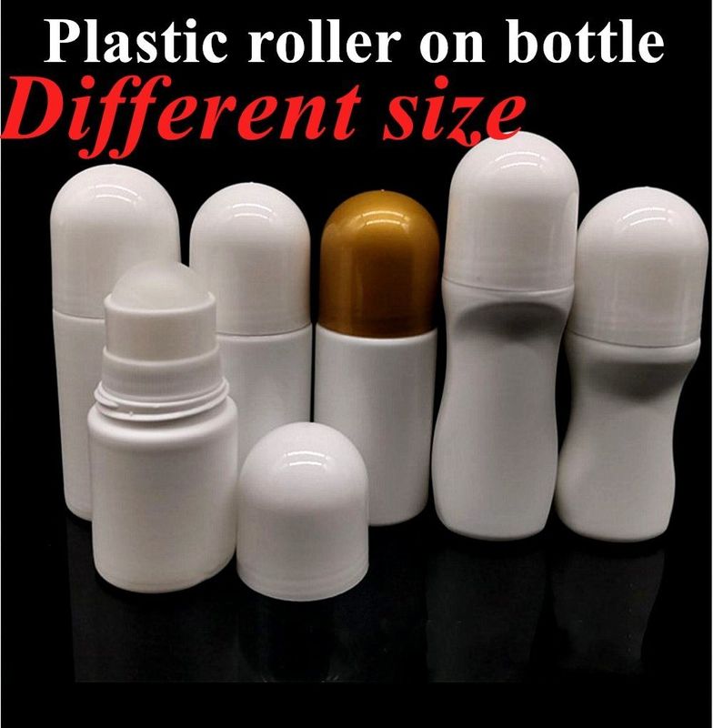 Déodorant en plastique en rouleau en HDPE blanc rechargeable