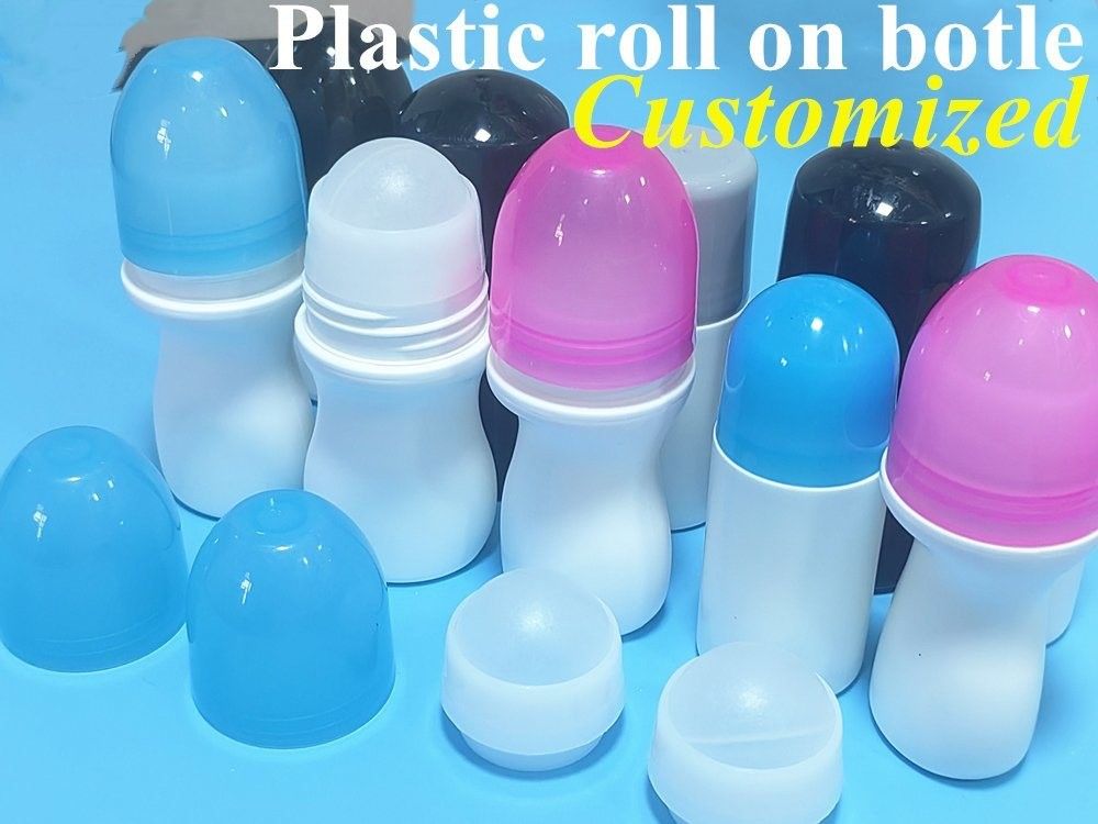 Déodorant en plastique en rouleau en HDPE blanc rechargeable