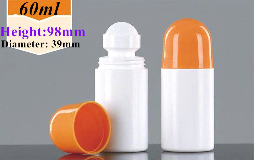 30 ml 50 ml HDPE plastique déodorant vide huile essentielle rouleau sur plastique Bouteille odeur du corps Parfum plastique rouleau sur bouteille