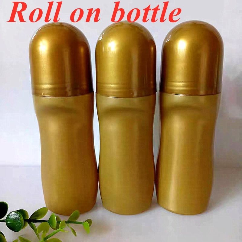 30 ml 50 ml 50 ml 60 ml rouleau en plastique HDPE sur bouteilles pour huiles essentielles avec des boules de rouleaux en PP odeur du corps Réservoir de boules de rouleaux