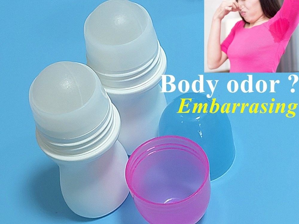 30 ml 50 ml 50 ml 60 ml rouleau en plastique HDPE sur bouteilles pour huiles essentielles avec des boules de rouleaux en PP odeur du corps Réservoir de boules de rouleaux