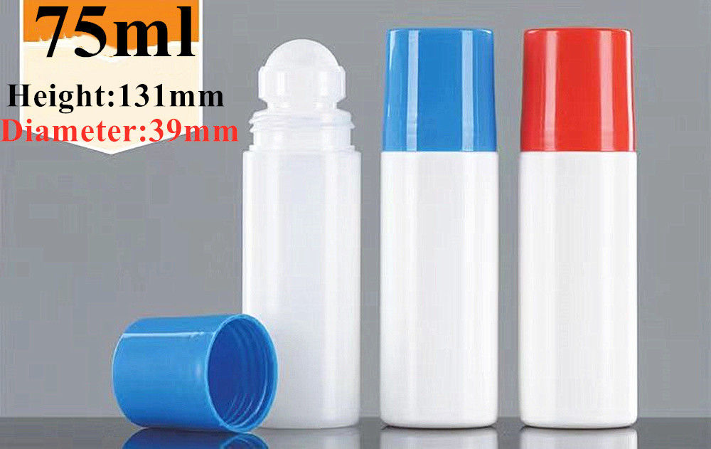 Ruloir en plastique étanche aux fuites sur bouteille Cap Orange Ruloir des contenants de déodorant
