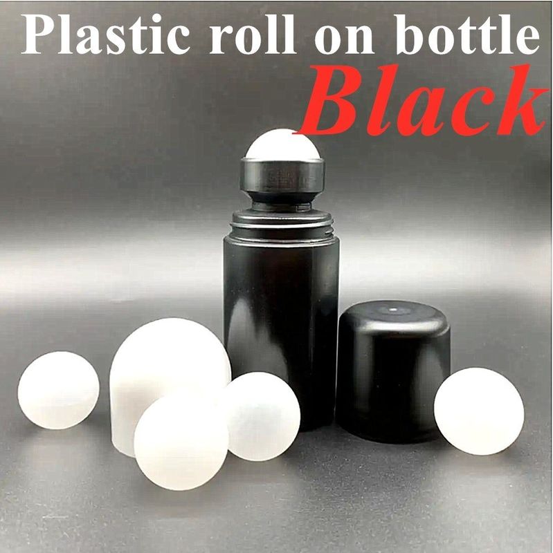 30 ml 50 ml 60 ml Bouteille en plastique blanc à rouleaux HDPE Bouteille de déodorant à rouleaux vide rechargeable Portable rouleau de voyage sur bouteille
