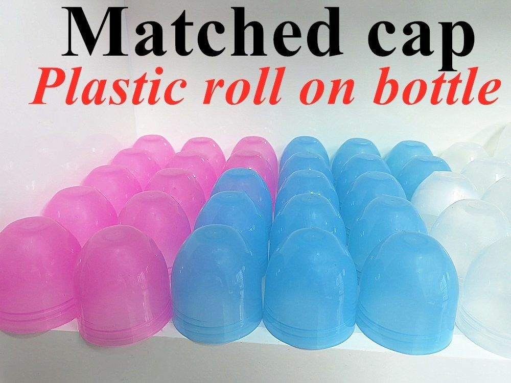 Crème solaire 30 ml 50 ml HDPE pour soins du corps huile essentielle vide Bouteille de déodorant en plastique avec boule de rouleau pour l' odeur corporelle