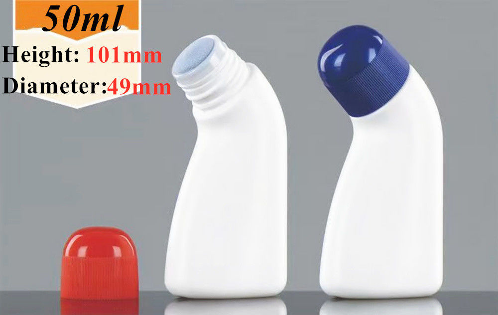 Crème solaire 30 ml 50 ml HDPE pour soins du corps huile essentielle vide Bouteille de déodorant en plastique avec boule de rouleau pour l' odeur corporelle