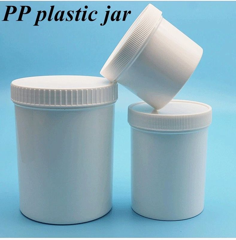 150g 250g 500g PP Crème cosmétique Jar Blanc Noir Bleu Plastic Cosmétique Jars Body Scrub Jars de crème pour le visage vides Jars