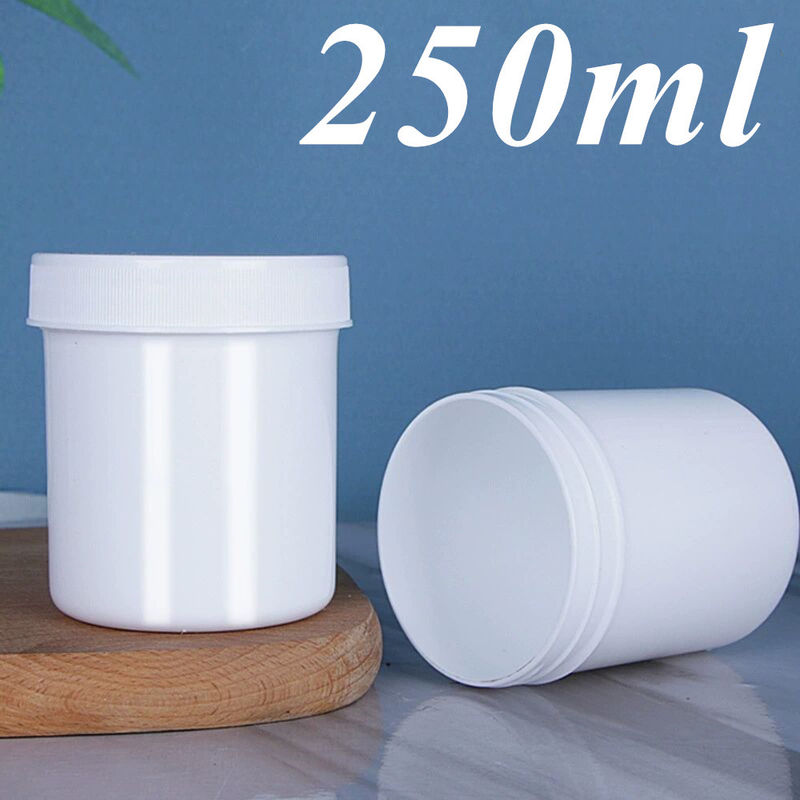 Personnalisation 150ml 250ml 500ml 950ml 1000ml Blanc Noir vide Bleu Translucide PP Flasque de crème cosmétique avec bouchon