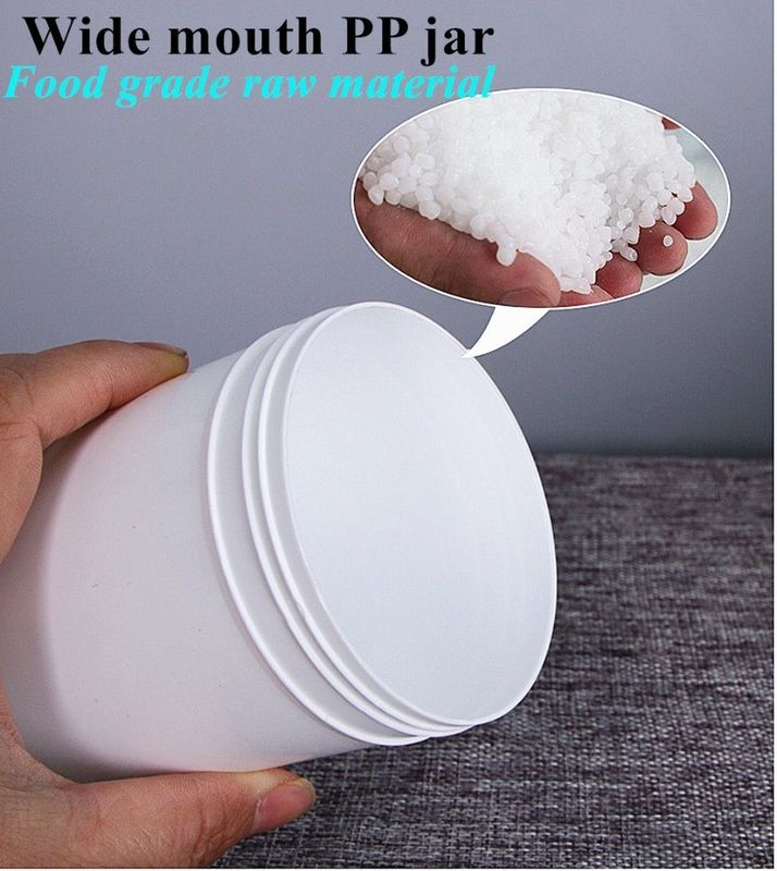 Emballage alimentaire cosmétique 250 ml 500 ml Blanc Noir Bleu PP plastique Crème cosmétique Flask Crème cosmétique Contenant en plastique