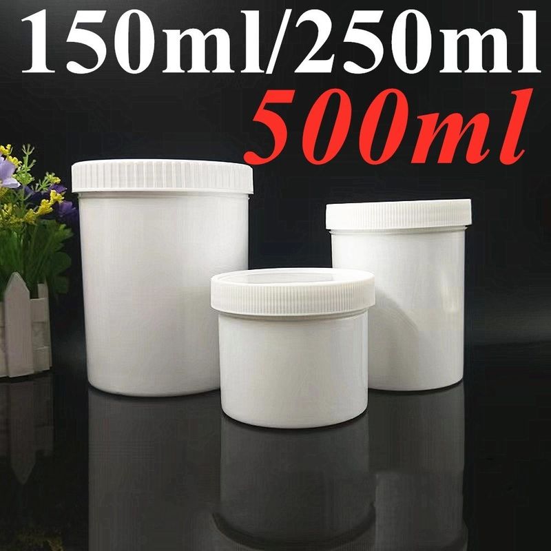 Emballage cosmétique Soins de la peau Taille Couleur personnalisée 150g 250g 500g PP Boîtier cosmétique en plastique Boîtier cosmétique rechargeable