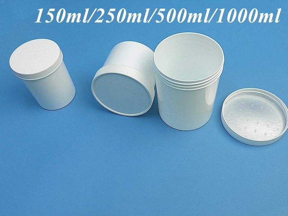 Pas cher 150g 250g 500g 1000g Luxe Contenant cosmétique vide PP Crème pour le visage Cheveux pour le corps Bocal cosmétique avec bouchon à vis