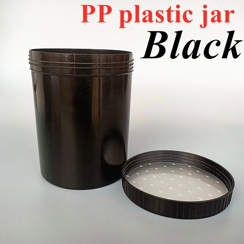 150g 250g 500g Vide Noir Blanc Bleu Rouge Translucide Paroi unique PP Plastique Cosmétique Soins de la peau lotion pour le corps bouteille cosmétique