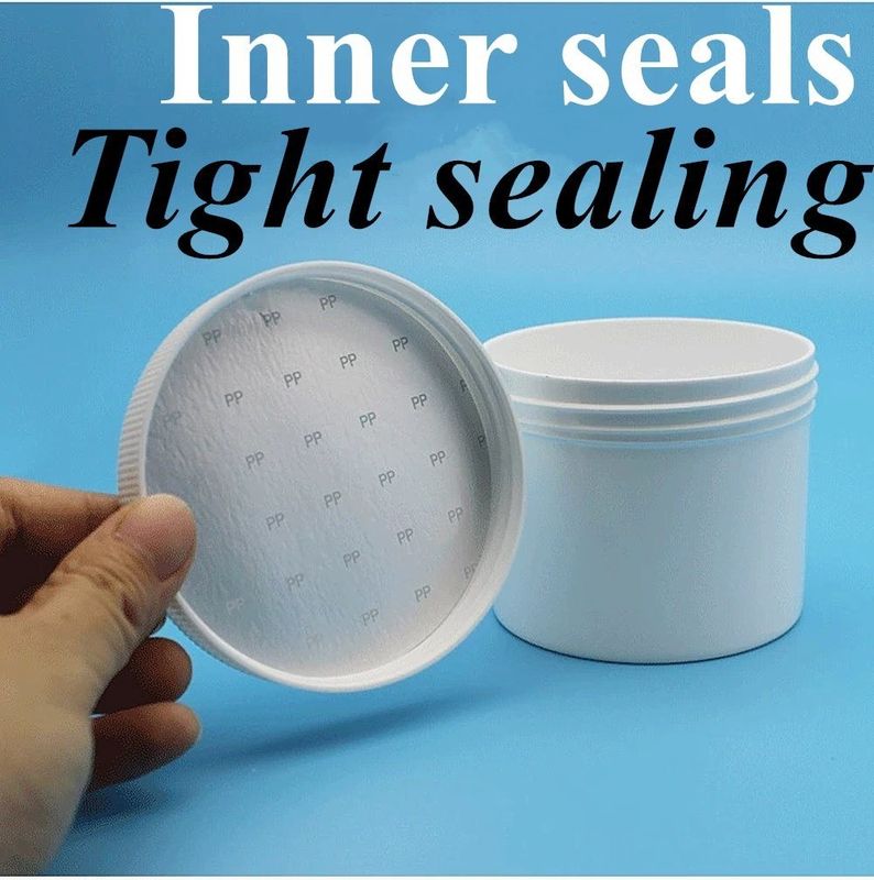 150g 250g 500g 1000g Empty Black White Blue Single Wall PP Plastic Cosmetic Skin Care mask jar ointment Jar