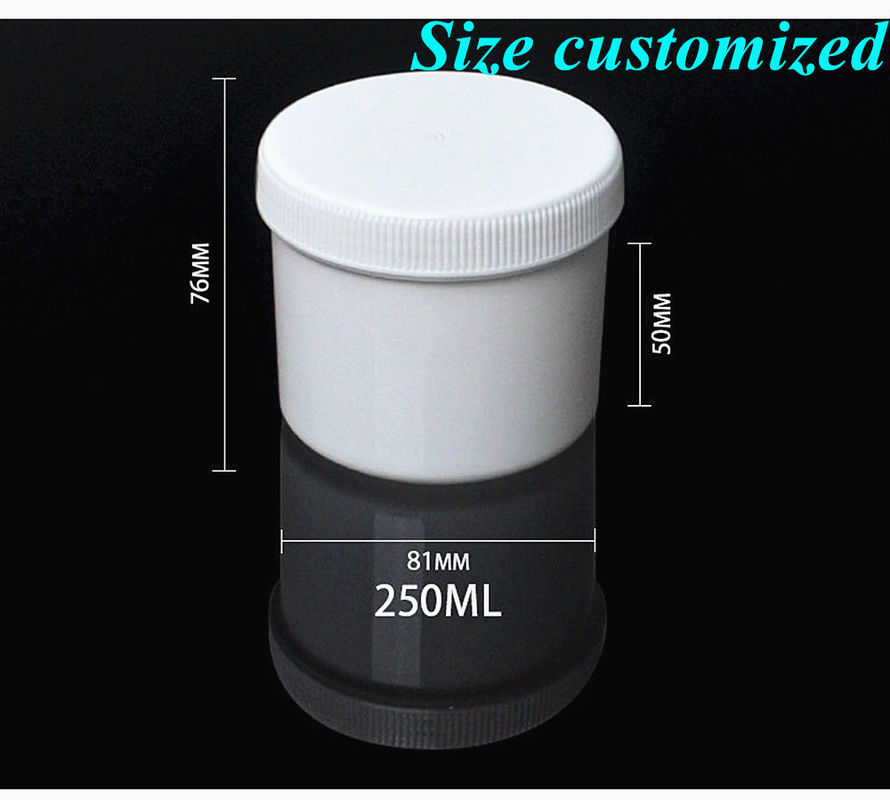 SGS 100ml 250ml 500ml 1000ml PP Bouteille cosmétique Bouteille d'échantillon cosmétique Récipients de pommade Bouteille à vis