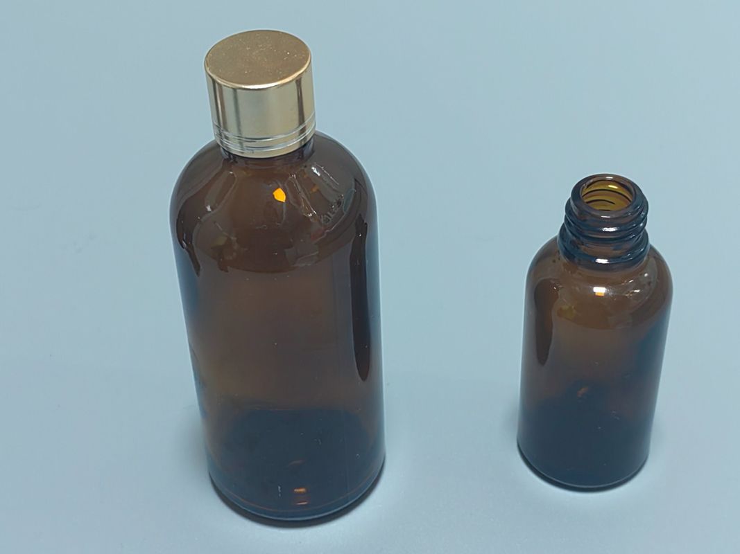 Emballage de l' huile essentielle 1OZ 2OZ 20ml 30ml 50ml sérum d' huile essentielle ambre Bouteille goutteuse en verre avec bouchon à l' épreuve des enfants