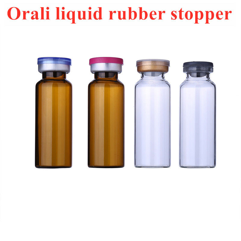 13 mm 20 mm 32 mm Utilisation médicale Bleu gris Lyophilisation Bouteilles en caoutchouc butyle pour flacon en verre Bouteille de perfusion en verre