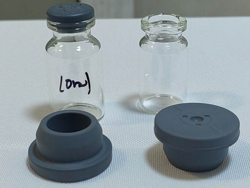 Bouchon en caoutchouc de 13 mm et 32 mm Bouchon en caoutchouc de butyle médical gris pour injection Vials en verre
