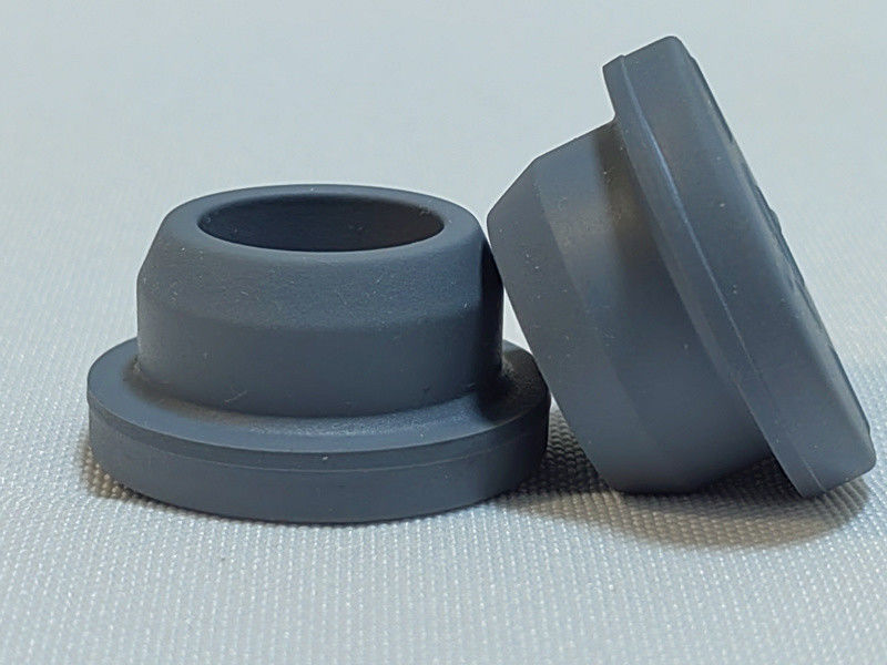 Bouchon en caoutchouc de 13 mm et 32 mm Bouchon en caoutchouc de butyle médical gris pour injection Vials en verre