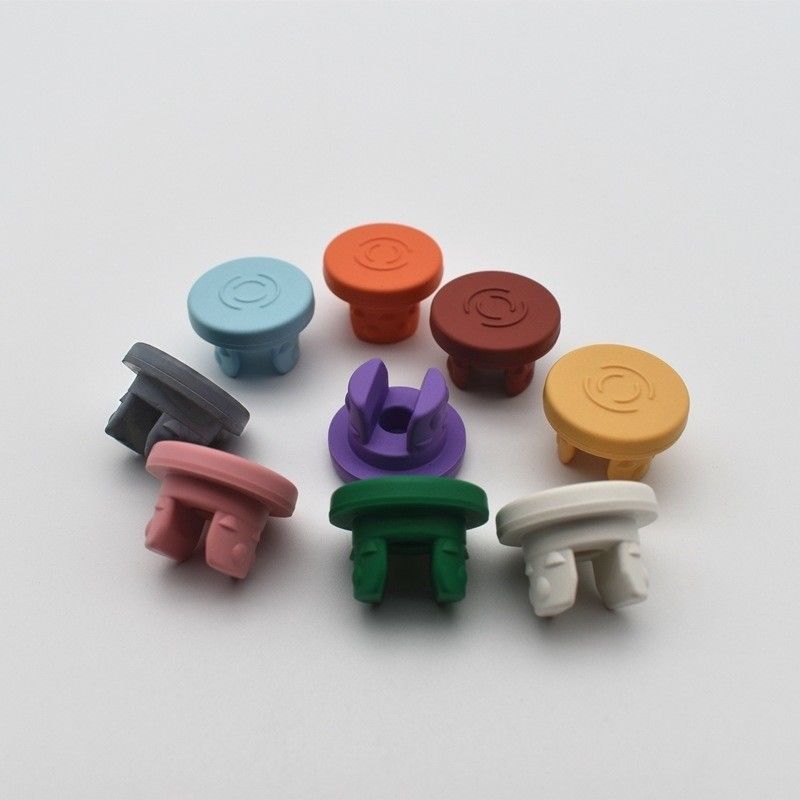 13 mm 20 mm 28 mm Injection médicale de butyle caoutchouc gris rouge bleu pharmaceutique de bromobutyle bouchon en caoutchouc