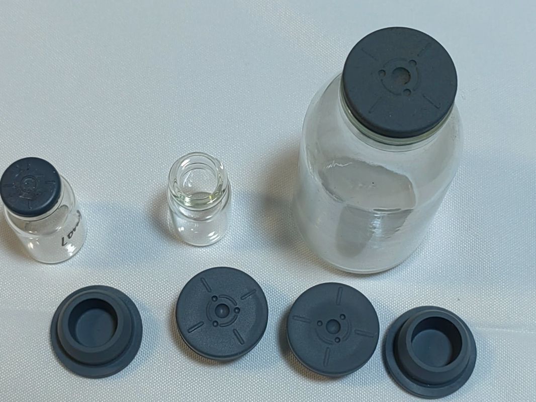 Fermetures de bouteilles de flacons médicaux de 20 mm et 23 mm Fermetures en caoutchouc butyle médical pour les flacons en verre de lyophilisation pharmaceutique