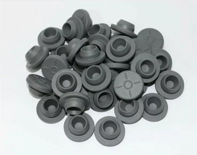 13 mm 20 m 28 mm 32 mm Vials de lyophilisation en verre Gris médical Bouteille en caoutchouc bouchon pour flacon en verre Bouteille de perfusion en verre
