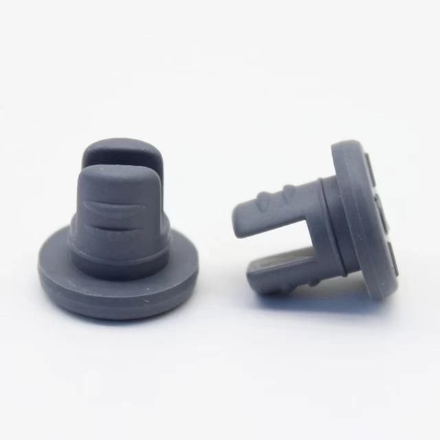 13 mm 20 m 28 mm 32 mm Vials de lyophilisation en verre Gris médical Bouteille en caoutchouc bouchon pour flacon en verre Bouteille de perfusion en verre