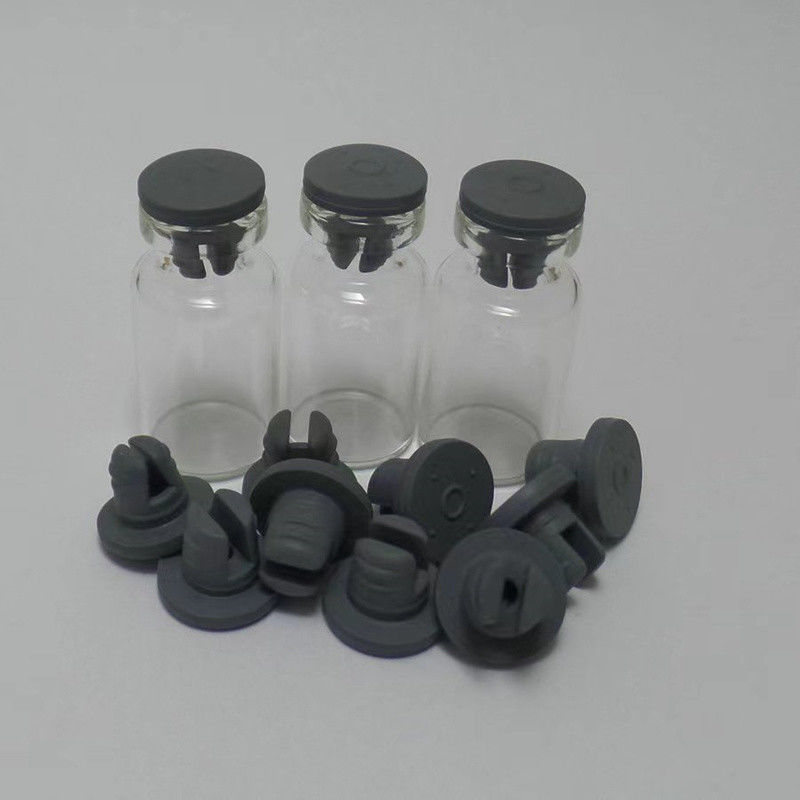 Conformité aux BPF 13 mm 20 mm 23 mm 28 mm 32 mm Bouchon en caoutchouc butyle médical rond stérile pour bouteille de perfusion en verre