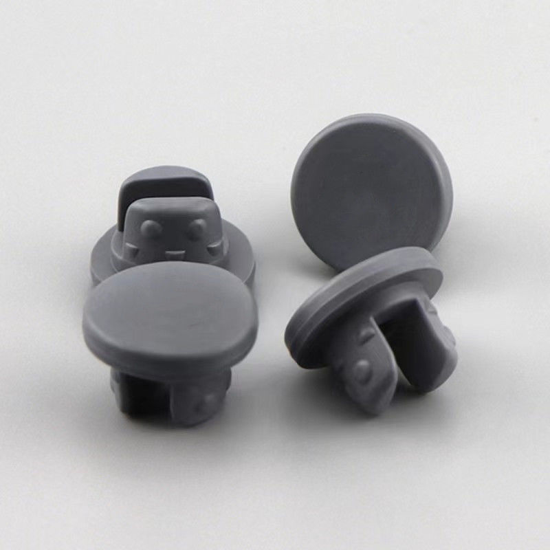 Bouchon de caoutchouc bromé médical stérile de 13 mm, 20 mm et 28 mm pour verre flacon injectable Bouteille d'antibiotiques