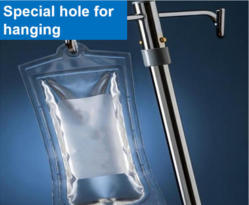 Sac de perfusion en PVC jetable à double port