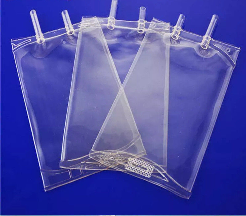 250 ml 500 ml Sac à perfusion composé en PVC de grand volume à usage unique Sac de transfert IV sous pression de fluide intraveineux