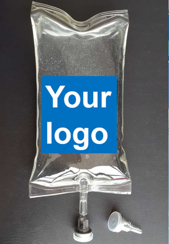 250 ml 500 ml Sac à perfusion composé en PVC de grand volume à usage unique Sac de transfert IV sous pression de fluide intraveineux