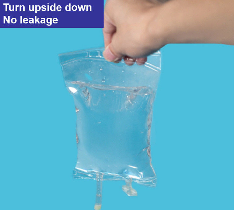 PVC 100 ml 250 ml sac à perfusion jetable IV sac médical PVC transparent sac à perfusion vide pour solution saline normale de glucose
