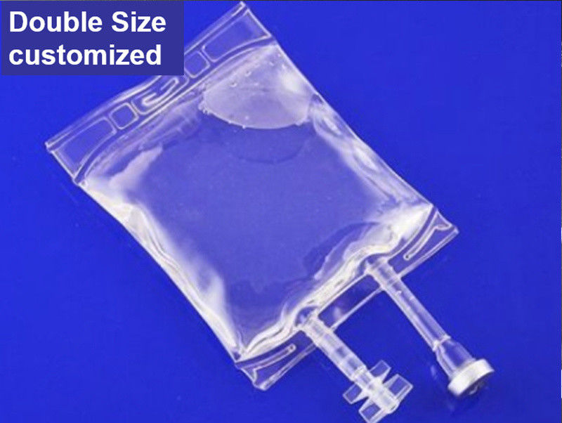 Sac de perfusion stérile en plastique médical 100 ml 250 ml 500 ml PVC chlorure de sodium solution IV sac de liquide pour perfusion