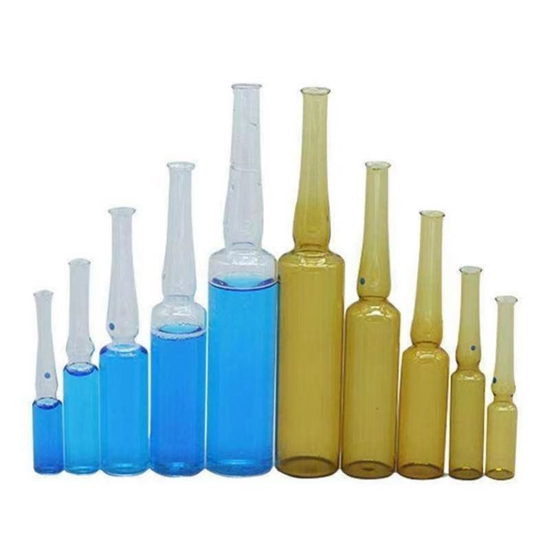 2 ml 3 ml 5 ml 10 ml 20 ml de sérum anti-âge clair pour l'éclaircissement de la peau Ambre Injection Ampoules en verre vide pour injection