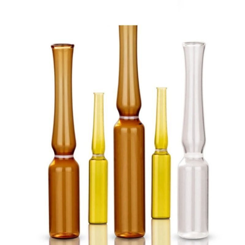 1ml5ml 10ml 20ml cosmétique soins de la peau pharmaceutique ampoule en verre anneau couleur imprimerie de logo imprimerie à écran imprimerie de formulaire B formulaire