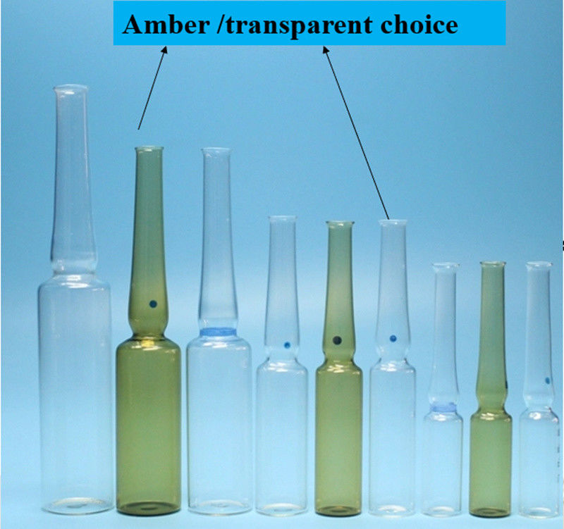 1 ml 2 ml 5 ml 10 ml Standard ISO Ybb Standard USP Type 1 USP Type 2 Ampoule en verre OPC Ampoule en verre borosilicate neutre