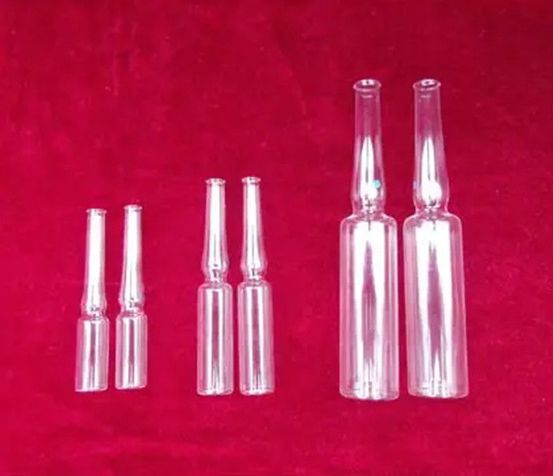 1 ml 2 ml 5 ml 10 ml YBB USP ampoules en verre borosilicate vide pour injection Ampoule en verre ambrée transparente pour pharmacien