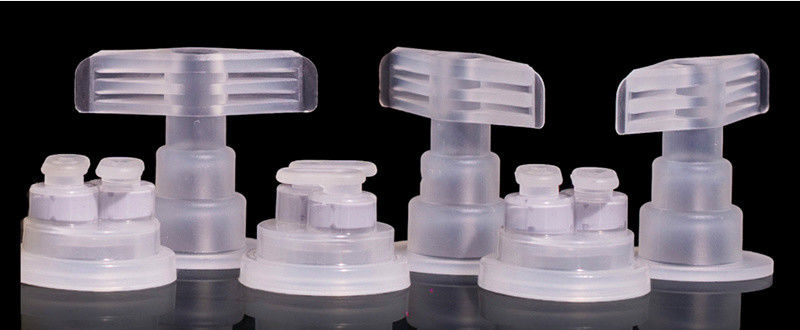 Bouteille de perfusion médicale de 30 mm Bouteille de perfusion médicale de PP Sac à perfusion à double bouchon d' anneau à tirage Euro Cap
