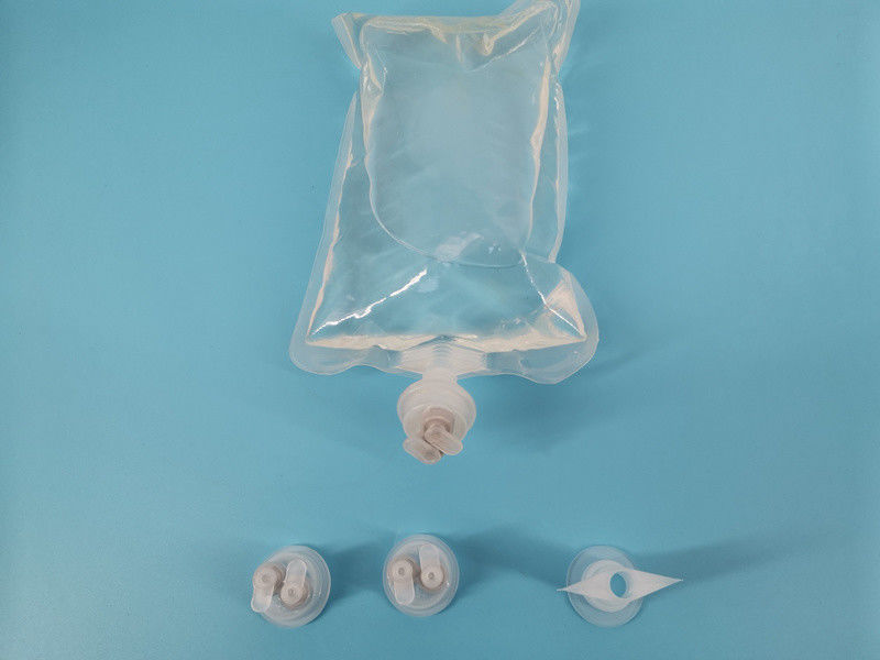 Couvercle de perfusion à double soupape pliable à simple soupape pour bouteille de perfusion Lvp PP 30 mm Euro Cap à deux têtes