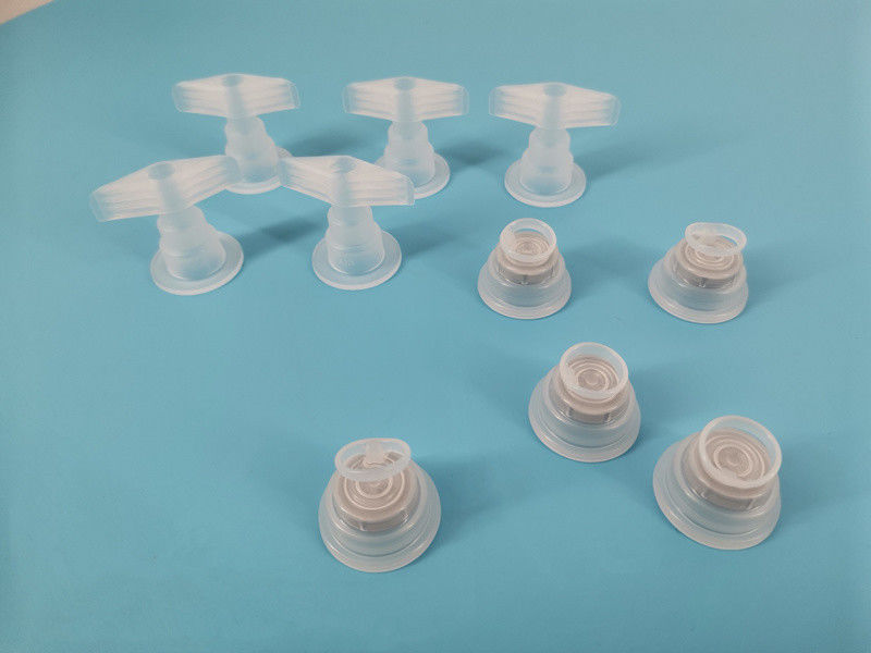 Couvercle de perfusion à double soupape pliable à simple soupape pour bouteille de perfusion Lvp PP 30 mm Euro Cap à deux têtes