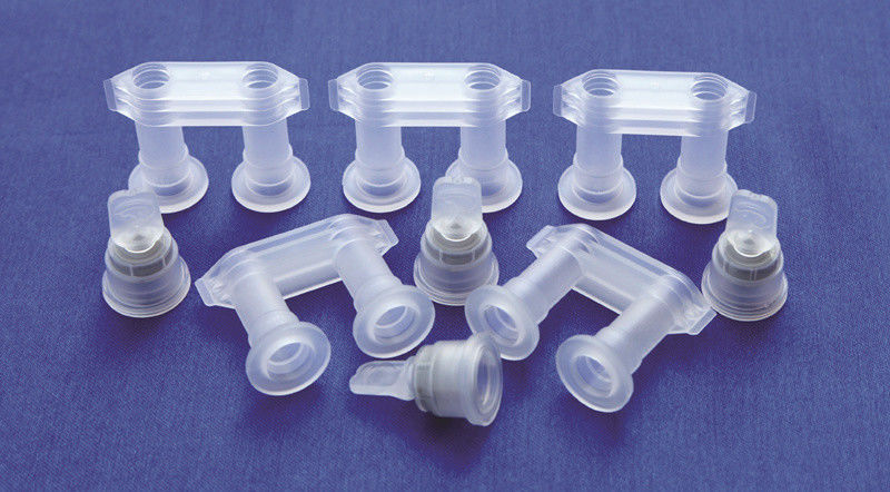 Couvercle de perfusion à double soupape pliable à simple soupape pour bouteille de perfusion Lvp PP 30 mm Euro Cap à deux têtes
